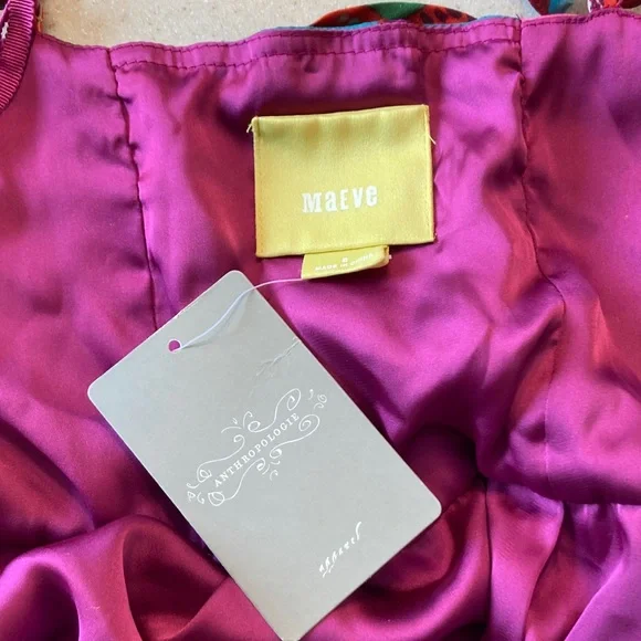 Maeve by Anthropology Multicolor Maxi Dress Women Size 8 - Picture 10 of 13